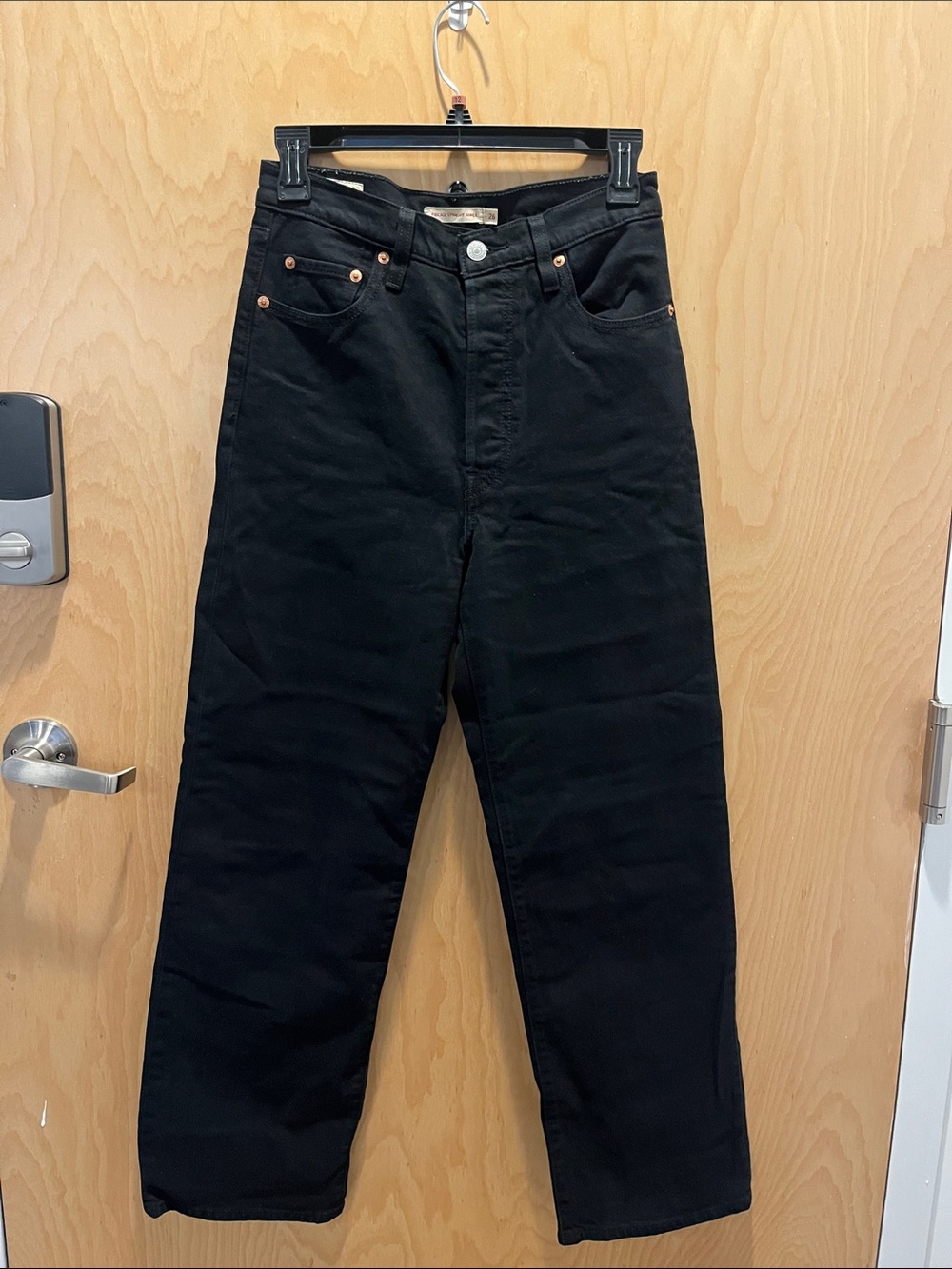 Levi's Black Straight-Leg Women's Jeans